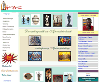 Tablet Screenshot of galleriaafricana.com